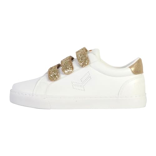 Kaporal Damen Tippy Sneaker, Weiß/Gold, 36 EU Kaporal Damen Tippy Sneaker, Weiß/Gold, 36 EU von KAPORAL
