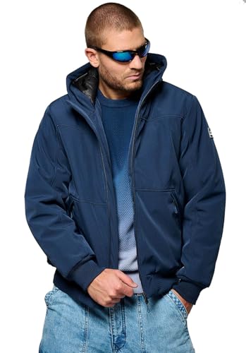 Kaporal Herren, Herrenjacke, Regular Fit, langärmlig, mit Kapuze, Modell Royer, Navy, Größe M, Marineblau, M von KAPORAL