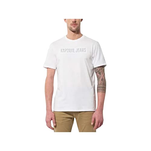 Kaporal Herren Claus T-Shirt, weiß, L von KAPORAL