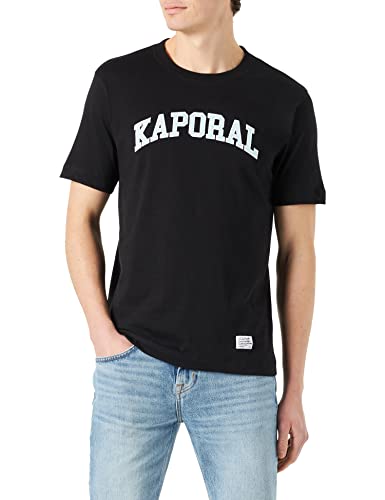 Kaporal Herren Coleg T-Shirt, Schwarz, S von KAPORAL