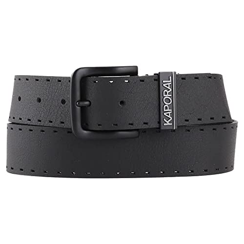 Kaporal Herren Herrengürtel-Modell LOTAR-Farbe Schwarz-Größe 90, 90 cm von KAPORAL