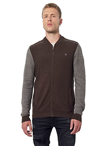 Kaporal Herren Pullover-Modell Sacha-Farbe: Mocha-Größe M, Mokka, Medium von KAPORAL
