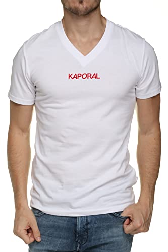 Kaporal Herren T-Shirt Modell Peter-Farbe: Weiß-Größe XL von KAPORAL