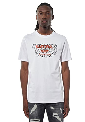 Kaporal Herren T-Shirt Modell Phil-Farbe: Weiß-Größe XXL von KAPORAL