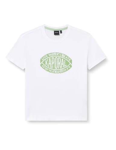 Kaporal Jungen Okido T-Shirt, Weiß/Weiß, 16 Jahre Kaporal Jungen Okido T-Shirt, Weiß/Weiß, 16 Jahre von KAPORAL
