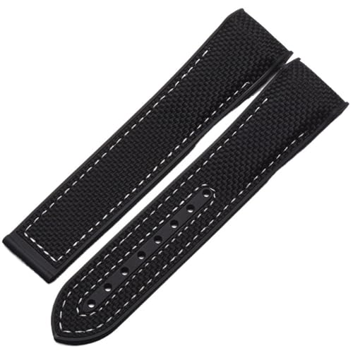 KAPPDE 20 mm / 22 mm Gummi-Silikon-Uhrenarmband für Omega-Armbänder Seamaster 300 m GMT Chrono 600 m Planet Ocean 215 Armbänder, 20 mm, Achat von KAPPDE