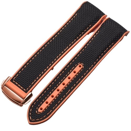 KAPPDE 20 mm / 22 mm Gummi-Silikon-Uhrenarmband für Omega-Armbänder Seamaster 300 m GMT Chrono 600 m Planet Ocean 215 Armbänder, 22 mm, Achat von KAPPDE