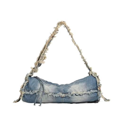 KAPPDE Denim Damen Underarm Shopper Totes Große Kapazität Designer Hobo Schultertasche Luxus Damen Handtasche Crossbody Bag von KAPPDE
