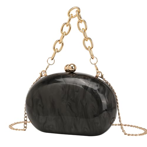 KAPPDE Modische und elegante Clutch Kette Damentasche Handytasche, Schwarz , Einheitsgröße von KAPPDE