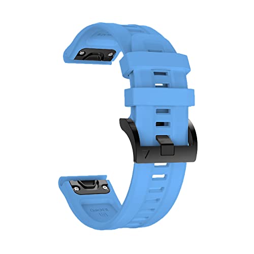 KAPPDE QuickFit-Uhrenarmband aus Silikon für Garmin Fenix 7X 6X 5X Instinct 2 Forerunner 945 3HR Smartwatch Easyfit Armband, For Fenix 5X Plus 6X Pro, Achat von KAPPDE