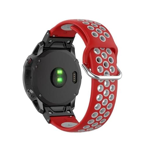 KAPPDE Smartes Schnellverschluss-Armband für Garmin Fenix 6 6X Pro 5X 5 Plus 3HR Silikonband Forerunner 945 935/Instinct Watch Armband 22 mm 26 mm, 22mm Approach S60, Achat von KAPPDE