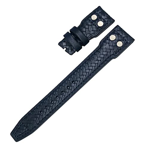 KAPPDE Uhrenarmband aus echtem Leder, genietet, 20 mm, 21 mm, 22 mm, passend für IWC Big Pilot Portugieser Pilot IW3777 Seiko Rindsleder, 22 mm, Achat von KAPPDE