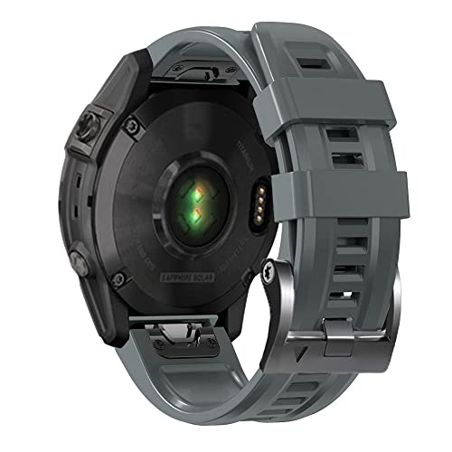KAPPDE Uhrenarmband für Garmin Fenix 6 6X Pro 5 5X Plus 3HR 935 Silikonband Fenix 7 7X Epix Fenix7 Watch Easyfit Armband 26 22 mm, 22mm For Fenix 6 6Pro, Achat von KAPPDE