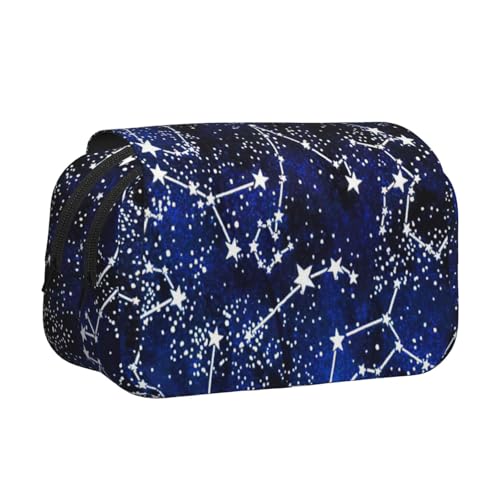 KAPPTYY Federmäppchen für Bleistifte, leuchtet im Dunkeln, praktische Aufbewahrungsbox für Aquarellstifte oder Marker, Schwarz , Einheitsgröße, Taschen-Organizer von KAPPTYY