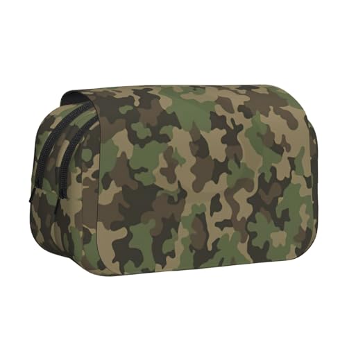 KAPPTYY Federmäppchen für Bleistifte, praktische Aufbewahrungsbox für Aquarellstifte oder Marker, Grün, Schwarz , Einheitsgröße, Taschen-Organizer von KAPPTYY