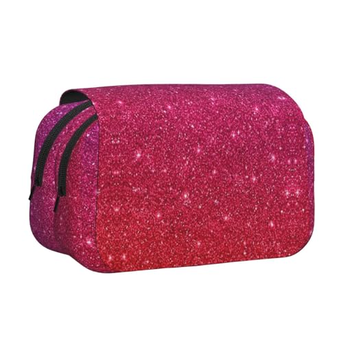 KAPPTYY Federmäppchen mit Farbverlauf, Pailletten, glitzernd, praktische Aufbewahrungsbox für Aquarellstifte oder Marker, Schwarz , Einheitsgröße, Taschen-Organizer von KAPPTYY