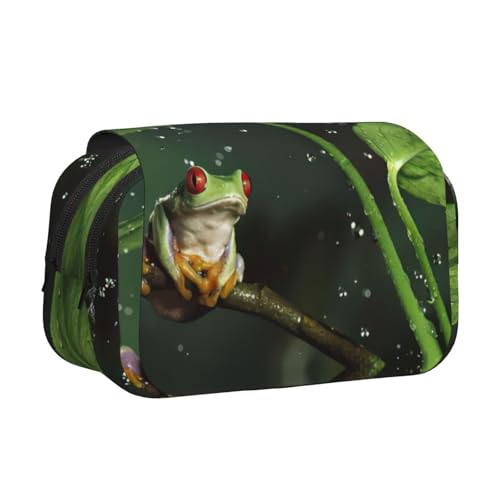 KAPPTYY Federmäppchen mit Friedensbaum-Motiv für Bleistifte, praktische Aufbewahrungsbox für Aquarellstifte oder Marker, Schwarz , Einheitsgröße, Taschen-Organizer von KAPPTYY