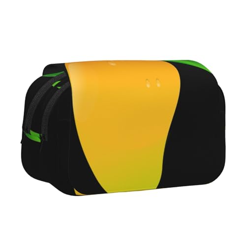 KAPPTYY Federmäppchen mit Mangodruck, praktische Aufbewahrungsbox für Aquarellstifte oder Marker, Schwarz , Einheitsgröße, Taschen-Organizer von KAPPTYY