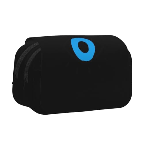 KAPPTYY Federmäppchen mit bösen Blicken, praktische Aufbewahrungsbox für Aquarellstifte oder Marker, Schwarz , Einheitsgröße, Taschen-Organizer von KAPPTYY