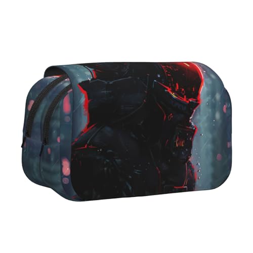 KAPPTYY Hacker Era Federmäppchen für Bleistifte, praktische Aufbewahrungsbox für Aquarellstifte oder Marker, Schwarz , Einheitsgröße, Taschen-Organizer von KAPPTYY