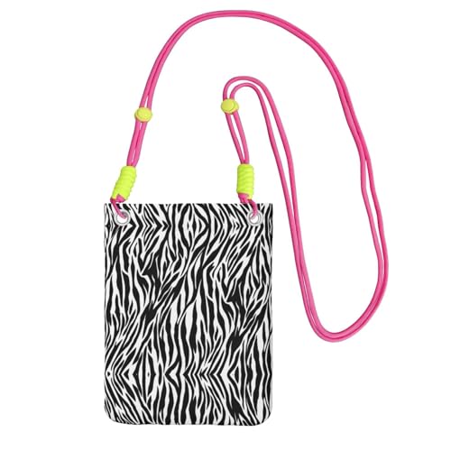 KAPPTYY Modische Handytasche, Zebradruck, universelle Outdoor-Handytasche, Gadget-Tasche, geeignet für jedes Handy von KAPPTYY