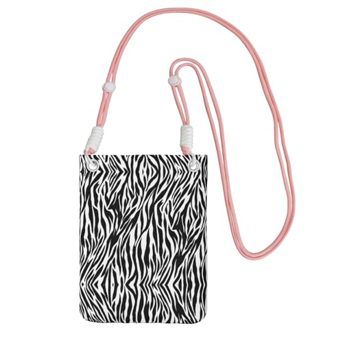 KAPPTYY Modische Handytasche, Zebradruck, universelle Outdoor-Handytasche, Gadget-Tasche, geeignet für jedes Handy von KAPPTYY