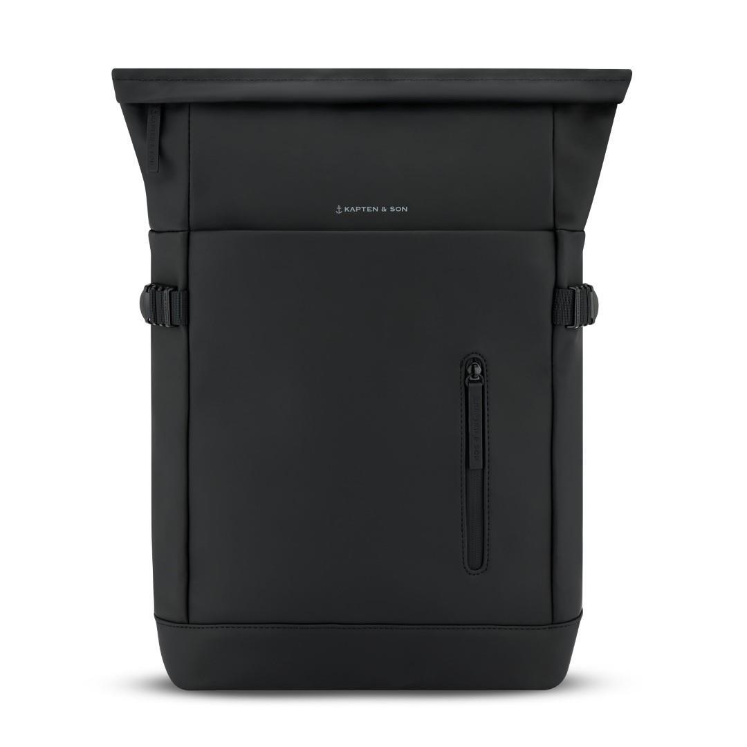 KAPTEN & SON - Computerrucksack Rucksack Helsinki All Black Schwarz von KAPTEN & SON
