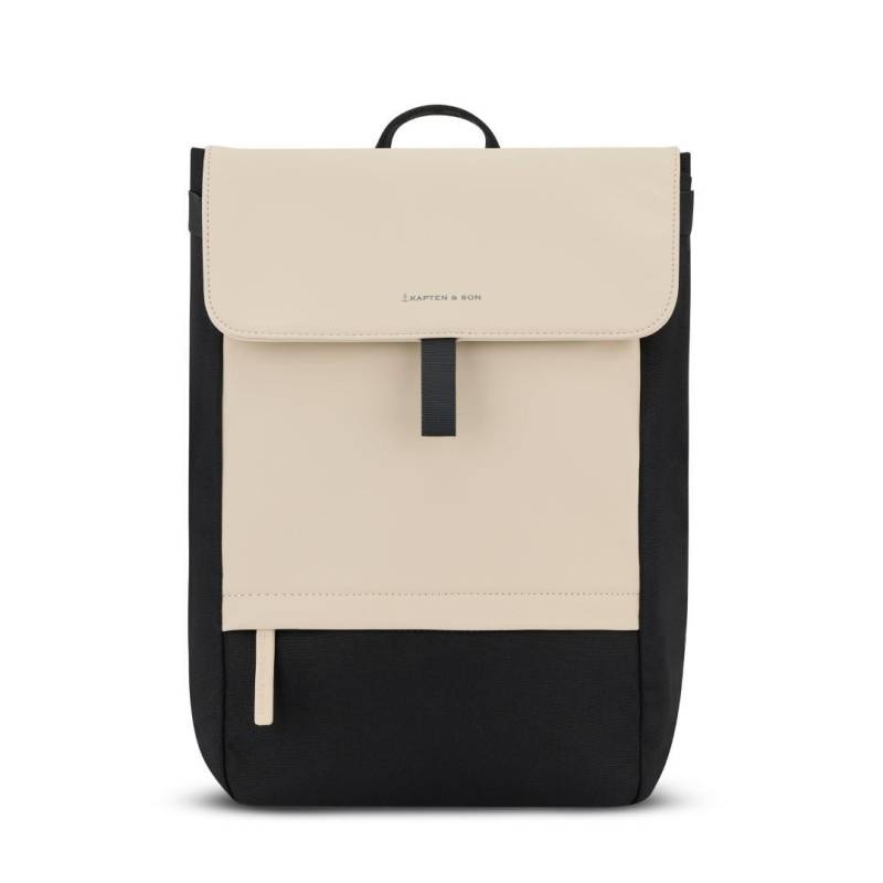 KAPTEN & SON - Freizeitrucksack Fyn Cream-Black schwarz/beige von KAPTEN & SON