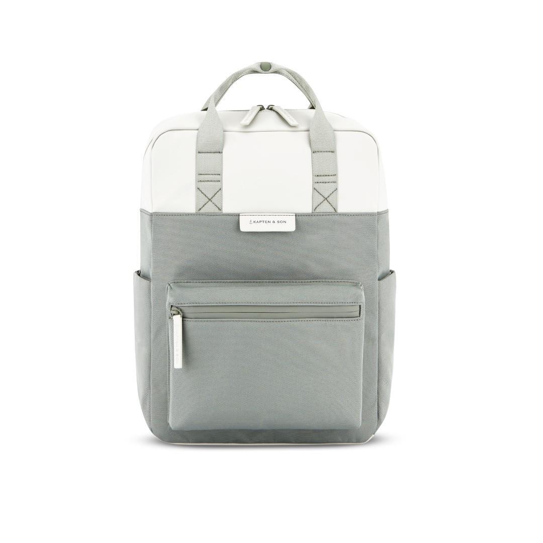 KAPTEN & SON - Funktionsrucksack 11L, 39X28X11.5, Rpet+Pu Muted Sage Grün von KAPTEN & SON