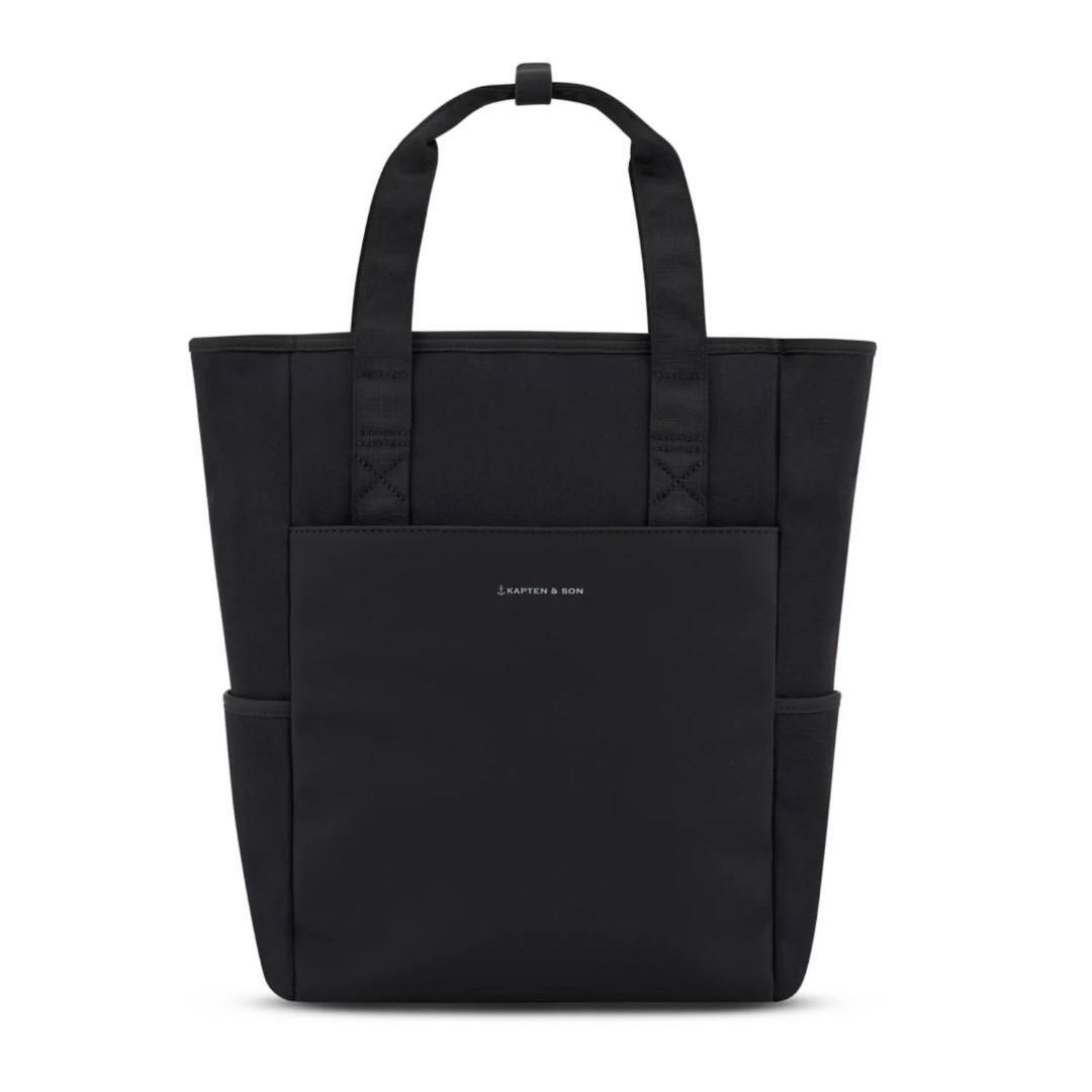 KAPTEN & SON - Shopper All Black Schwarz von KAPTEN & SON