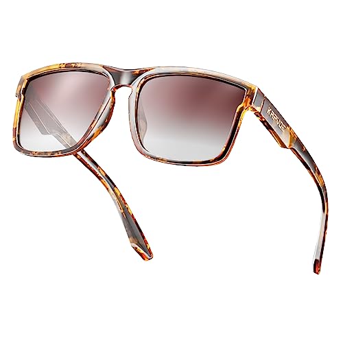 KAPVOE Polarisierte Sonnenbrille für Damen und Herren, Autofahren, Angeln, klassischer Stil, blendfrei, UV400-Schutz K116 KAPVOE Polarisierte Sonnenbrille für Damen und Herren, Autofahren, Angeln, klassischer Stil, blendfrei, UV400-Schutz K116 von KAPVOE