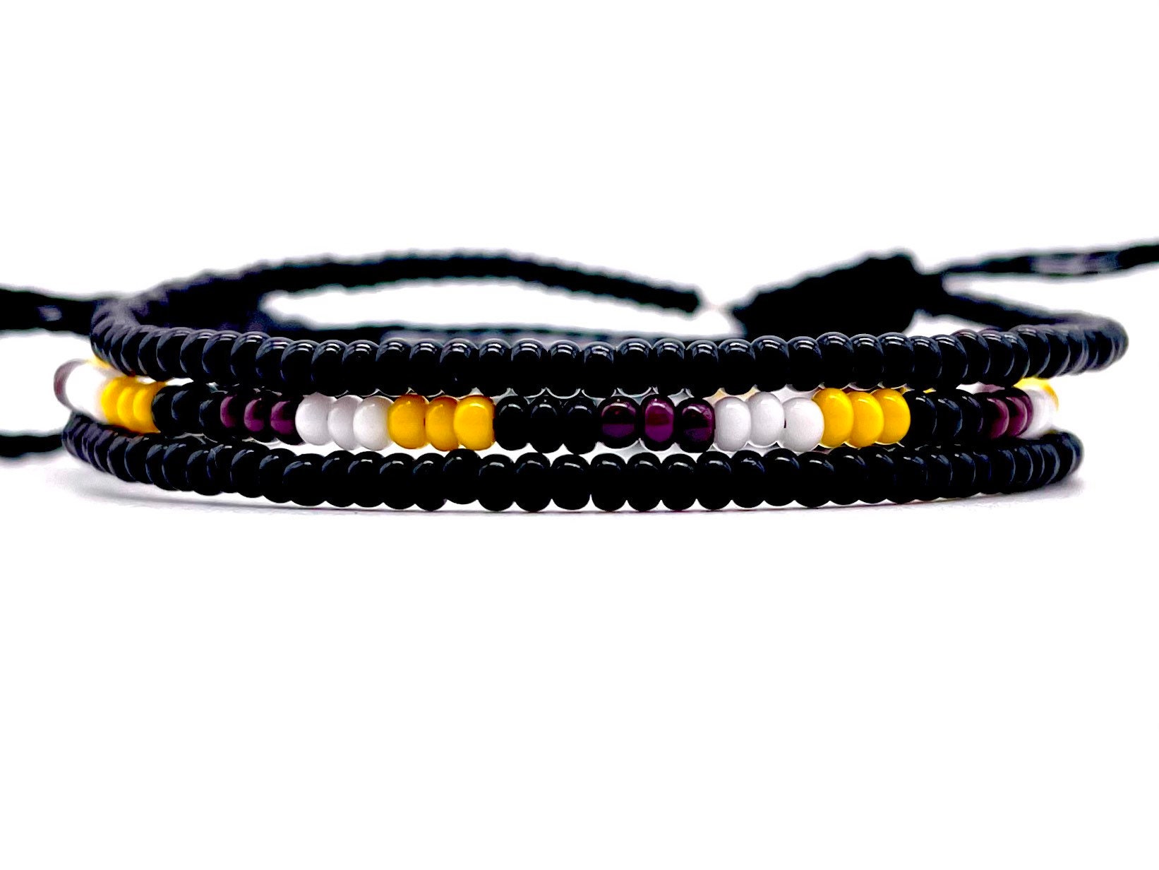 Non-Binary Pride Armband, Non Binary Beaded Flag Verstellbares Nonbinary Schmuck, Lgbtqia, Ally Armbänder, Geschenke von KAQCHI