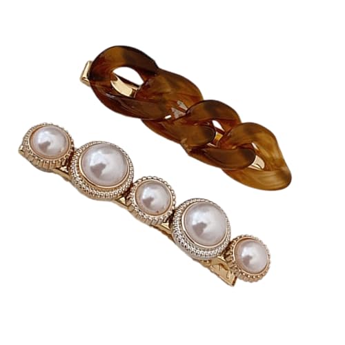 Damen-Haarspange mit Perlen, modische elegante süße Kette, Foto-Requisiten Damen-Haarspange mit Perlen, modische elegante süße Kette, Foto-Requisiten von KAQNTUD