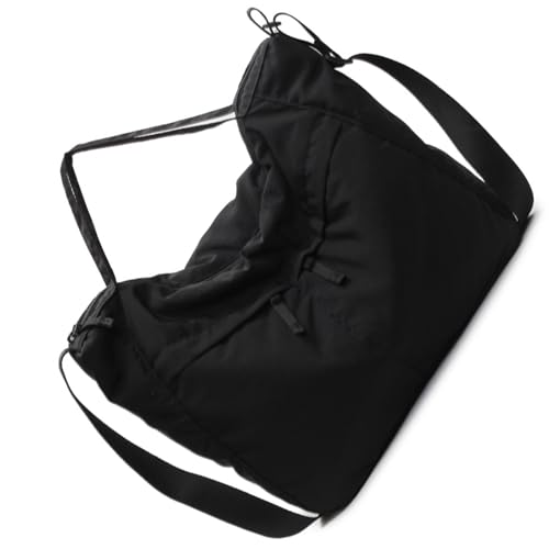 KAQNTUD Damen-Umhängetasche mit mehreren Taschen, einfarbig, Umhängetasche, Schultasche, Handtasche, großes Fassungsvermögen, Kuriertasche, Schwarz , Einheitsgröße KAQNTUD Damen-Umhängetasche mit mehreren Taschen, einfarbig, Umhängetasche, Schultasche, Handtasche, großes Fassungsvermögen, Kuriertasche, Schwarz , Einheitsgröße von KAQNTUD