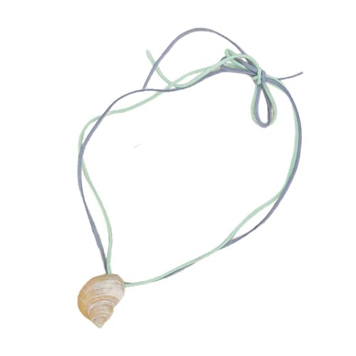 KAQNTUD Halskette mit Muschel-Anhänger, Küstenmotive, Urlaubsschmuck, Geschenkideen, Strand-Halskette von KAQNTUD
