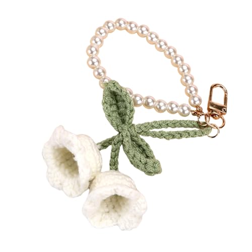 KAQNTUD Handgefertigter Blumen-Schlüsselanhänger mit Perlen, weiche Garnstruktur, modischer Schlüsselhalter, geeignet für Taschen und Schlüssel, As show KAQNTUD Handgefertigter Blumen-Schlüsselanhänger mit Perlen, weiche Garnstruktur, modischer Schlüsselhalter, geeignet für Taschen und Schlüssel, As show von KAQNTUD