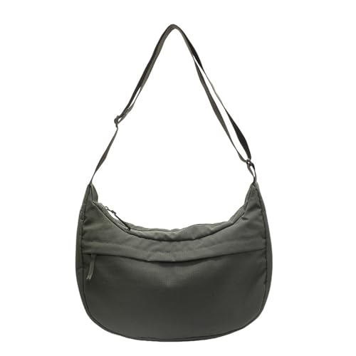 KAQNTUD Nylon-Umhängetasche für Damen, praktische Schultertaschen mit verstellbarem Riemen und reichlich Stauraum für Reisen oder den täglichen Gebrauch, grün, Einheitsgröße KAQNTUD Nylon-Umhängetasche für Damen, praktische Schultertaschen mit verstellbarem Riemen und reichlich Stauraum für Reisen oder den täglichen Gebrauch, grün, Einheitsgröße von KAQNTUD