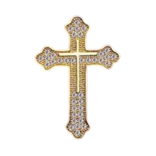 Raffinierte Herren-Brosche mit Kreuzen, Anstecknadel, elegantes Anzug-Accessoire für geschäftliche und formelle Veranstaltungen, As show, Metall Raffinierte Herren-Brosche mit Kreuzen, Anstecknadel, elegantes Anzug-Accessoire für geschäftliche und formelle Veranstaltungen, As show, Metall von KAQNTUD