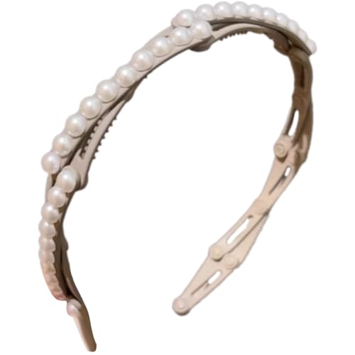 Tragbarer Damen-Haarreif mit dehnbaren Designs, faltbares Stirnband, Haarschmuck für verschiedene Frisuren von KAQNTUD
