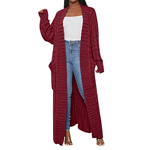 Damen Softshelljacke,GefüTterte Regenjacke Damen,Damen Wintermantel Lang,Weste Rot Damen,Winterjacken Und MäNtel,Steppweste Lang Grau,Lange Strickjacke Mit Kragen Damen,Modische Herbstjacken Damen von KAQQ