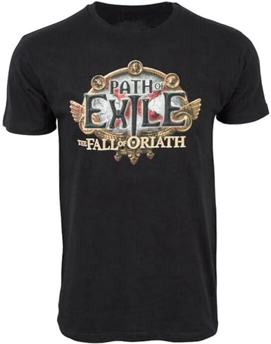 Mens Path of Exile Fall 0F ORIATH T ShirtCasual Round Neck T Shirt Black S von KAQlMAO