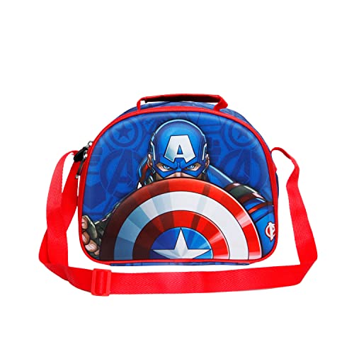 Captain America Patriot-3D Frühstückstasche, Mehrfarbig von Marvel