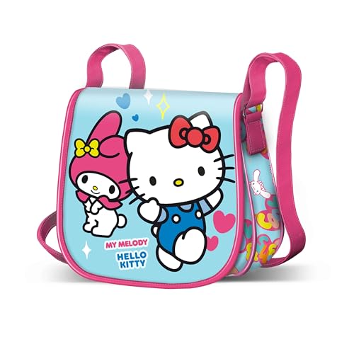 Karactermania Uni Kinder Mini Muffin Umhängetasche Sanrio, Blau Hello Kitty von KARACTERMANIA