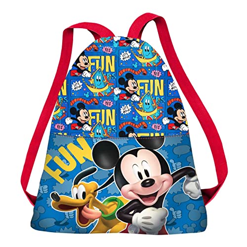 Micky Maus Fun-Turnbeutel 34 cm, Mehrfarbig von Disney