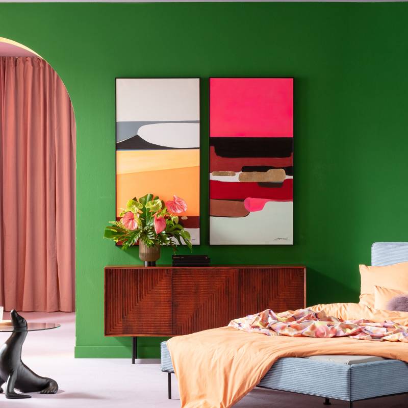 Kare Design Bild mit Rahmen "Gerahmtes Bild Abstract Shapes" von KARE DESIGN