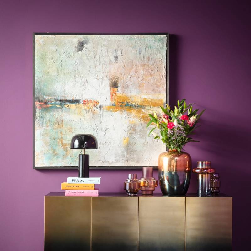 Kare Design Bild mit Rahmen "Gerahmtes Bild Dust Blau" von KARE DESIGN