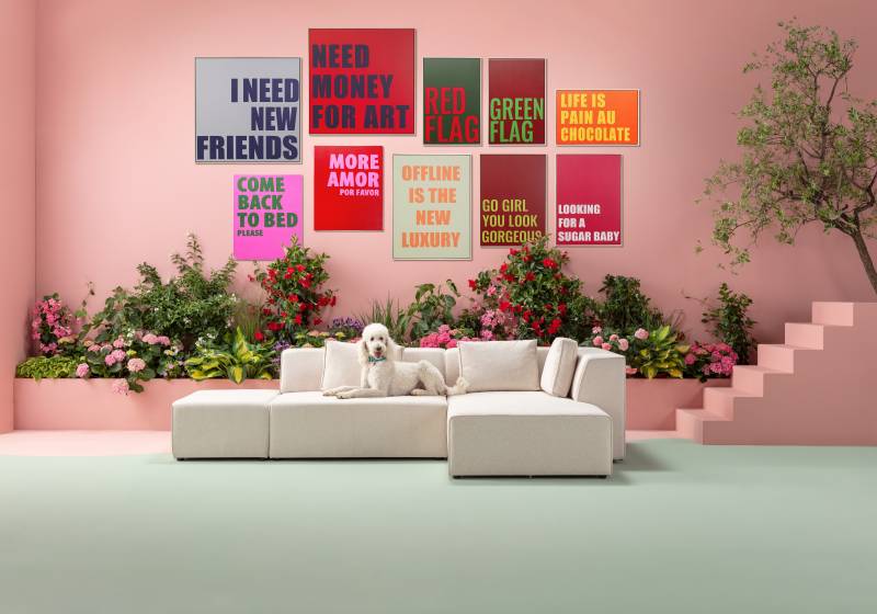 Kare Design Bild mit Rahmen "Gerahmtes Bild Need Money 80x80cm" von KARE DESIGN