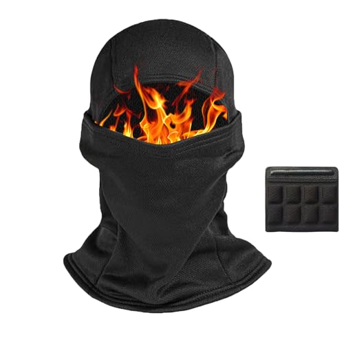 KARELLS ​Sturmhaube Winter, Winddichte Warme Skimaske Herren Damen, Sturmhaube Motorrad Fahrrad, Sturmmaske Winter Ski Vollmaske Halbmaske Mütze Halstuch Balaclava, für Outdoorsports Radfahren​ von KARELLS