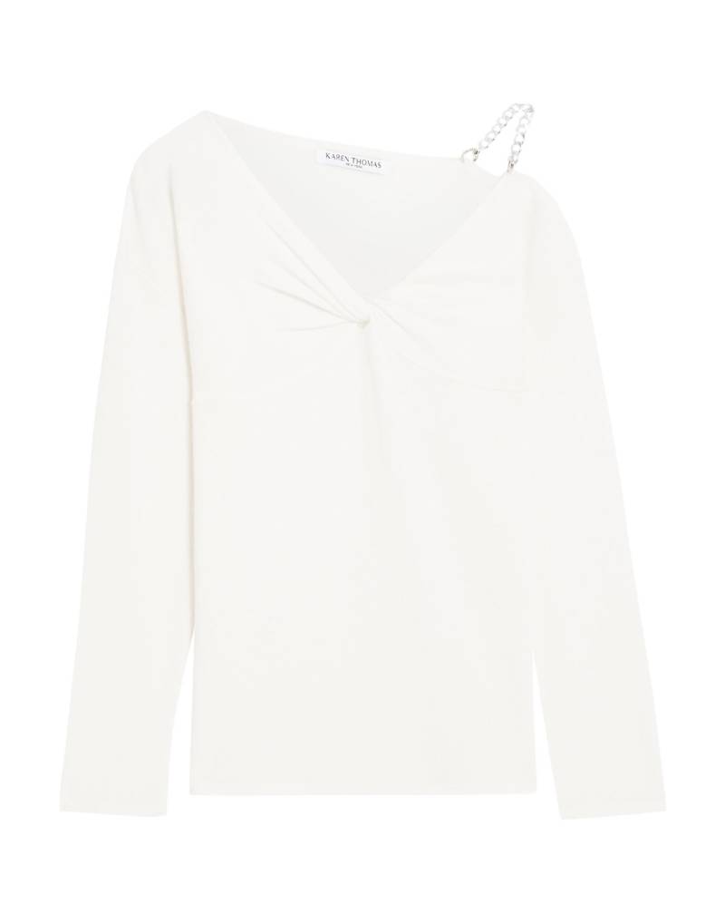 KAREN THOMAS Pullover Damen Elfenbein von KAREN THOMAS