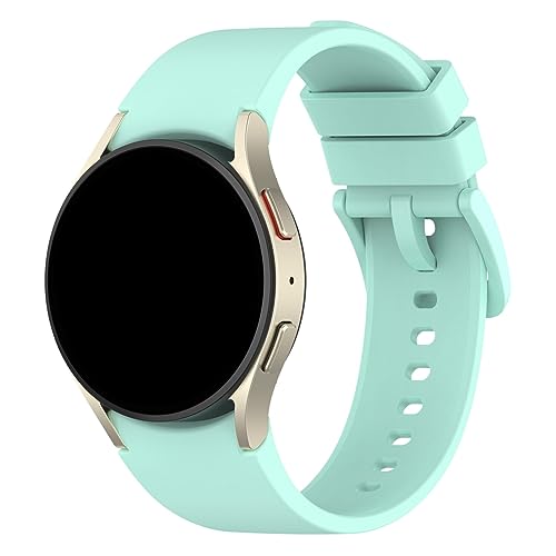 Armband Kompatibel mit Samsung Galaxy Watch 6 Classic 47mm Armband Galaxy Watch 4 Classic 46mm 42mm Armband, Galaxy Watch 6 Classic 43mm Uhrenarmband Weiches Silikon Ersatzarmband (Sky Blue, One Size) von KAREN66